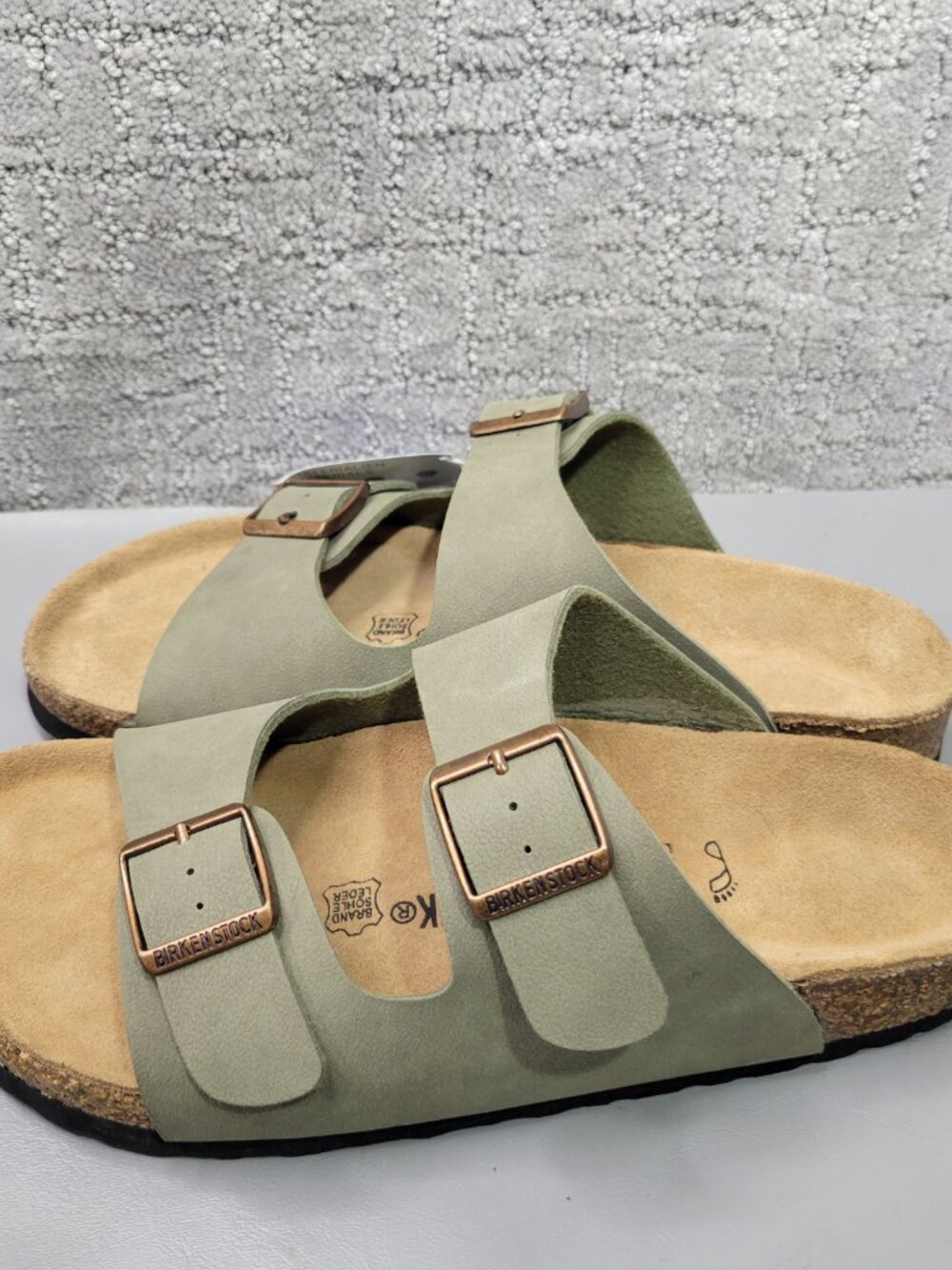 Birkenstock Arizona Unisex Size EU 39 US L8 M6 Stone Slip On Sandals. - Picture 4 of 15
